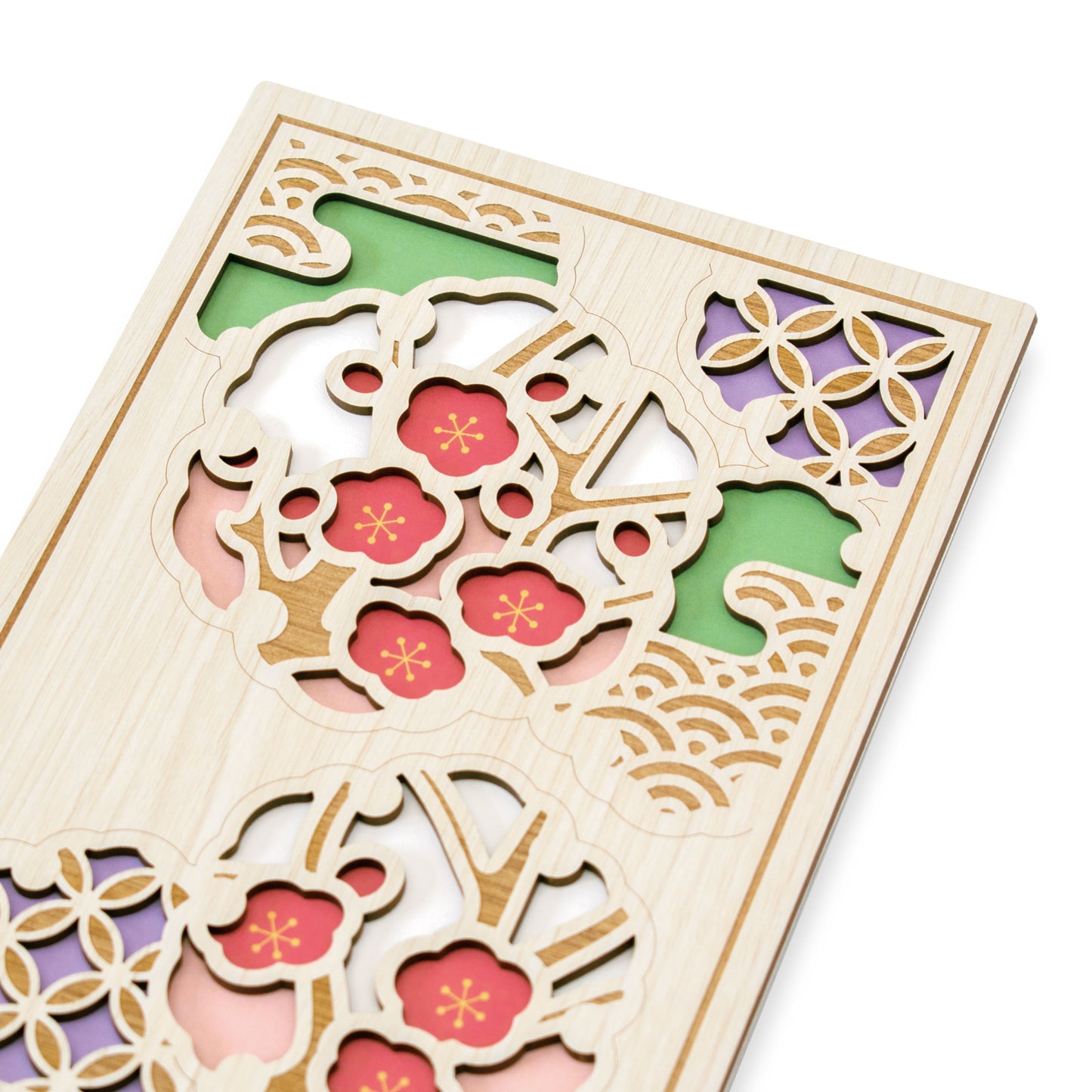 Message du printemps écrit sur Goshuincho (carnet de timbres)