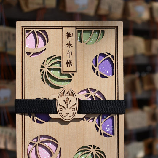 御朱印帳バンド 狐面