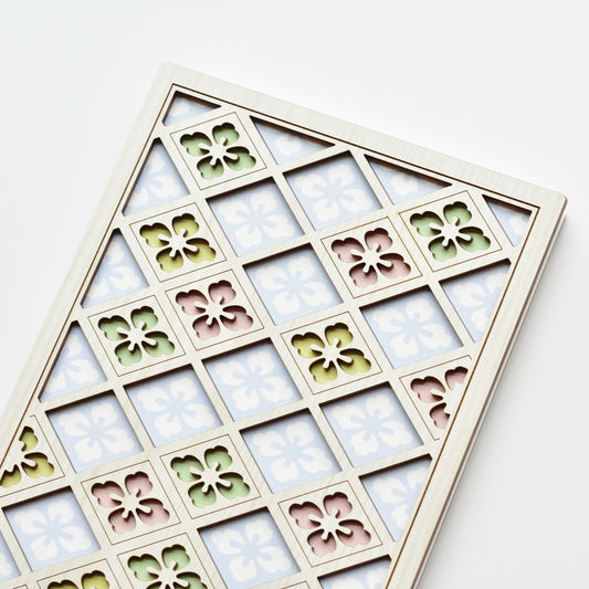 御朱印帳 淡花菱