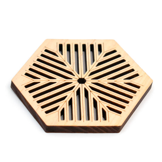 ウッド・コースター CRYSTAL クリスタル