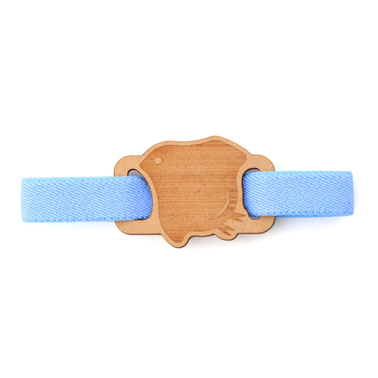 御朱印帳バンド　千鳥（青）