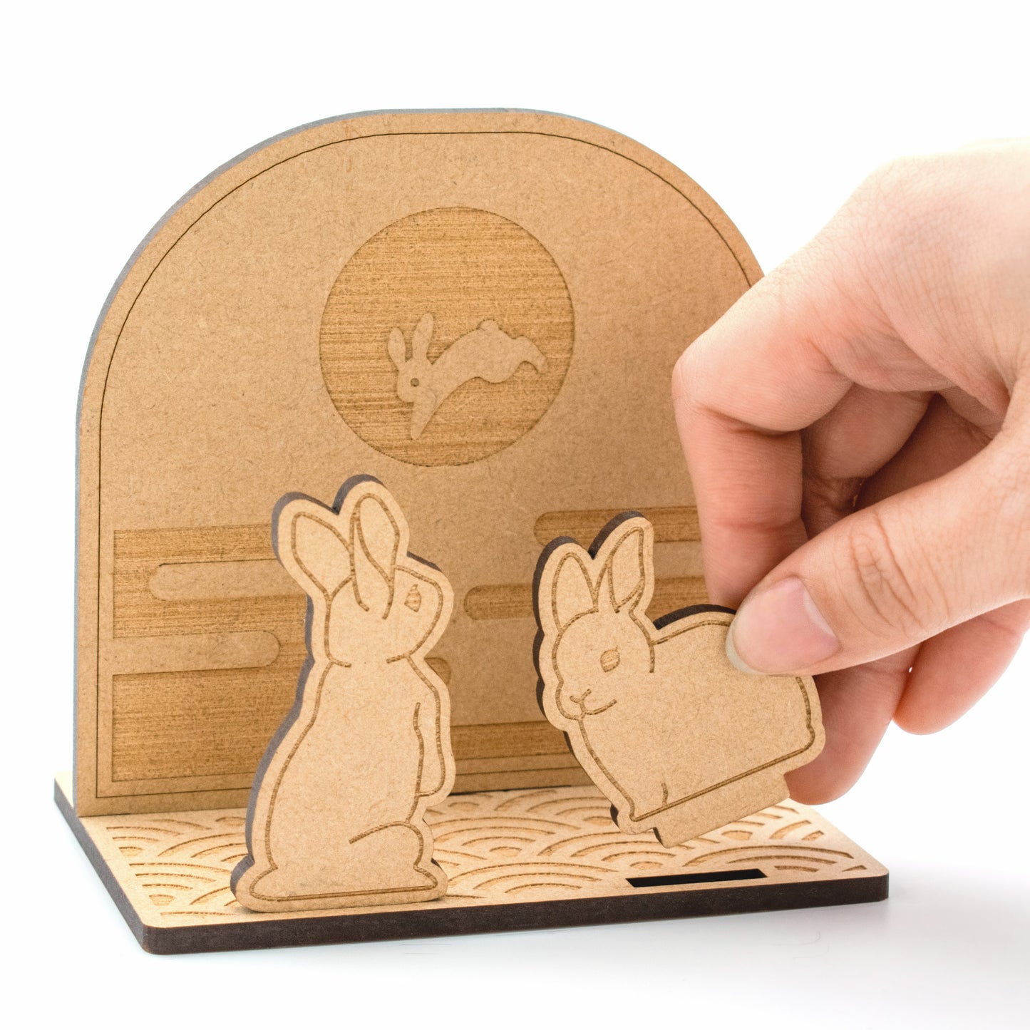 御朱印帳立て　兎