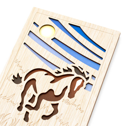 御朱印帳　幸運の左馬