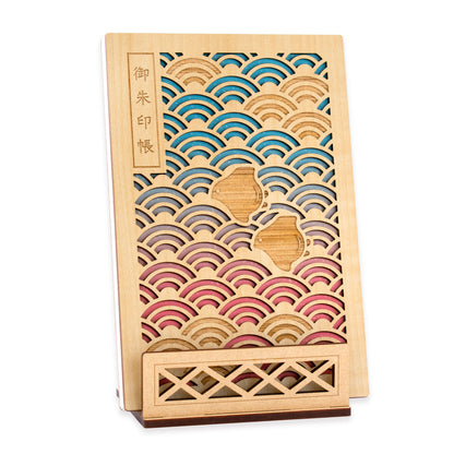 御朱印帳立て　麻の葉