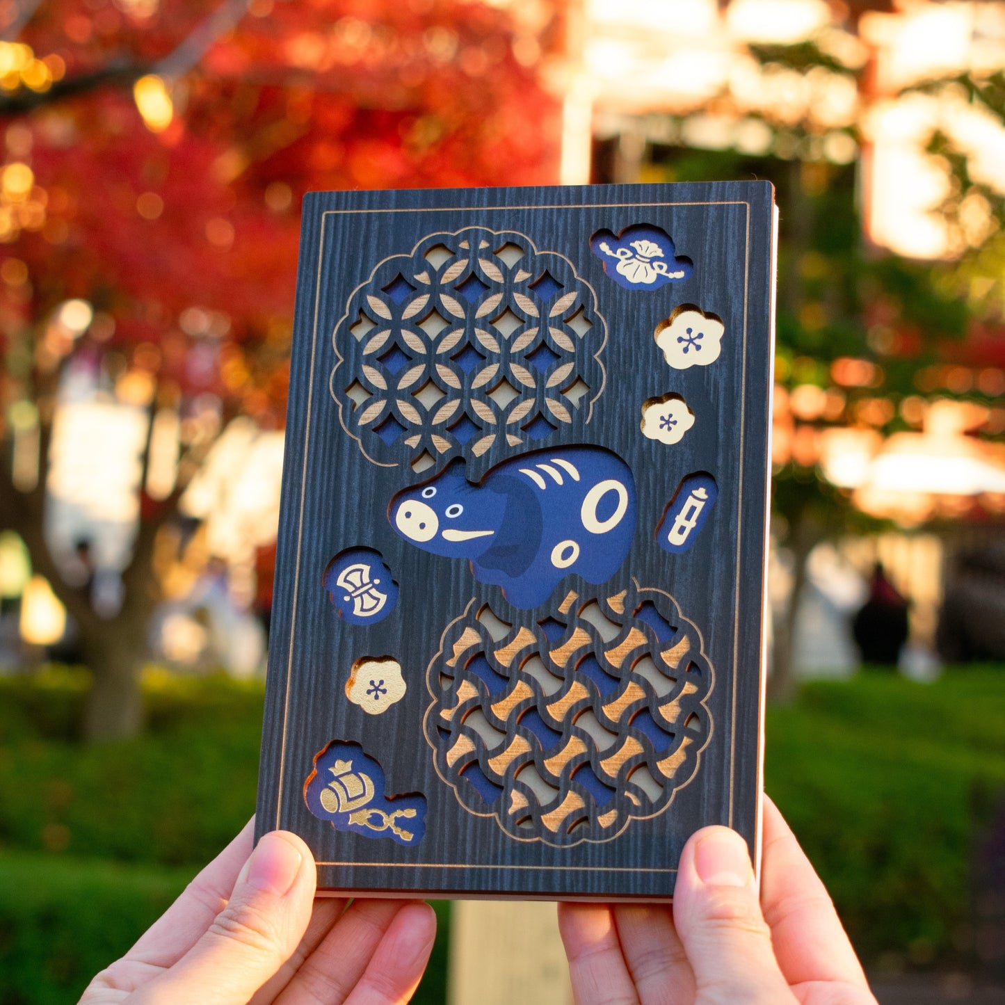 御朱印帳　厄除け丑