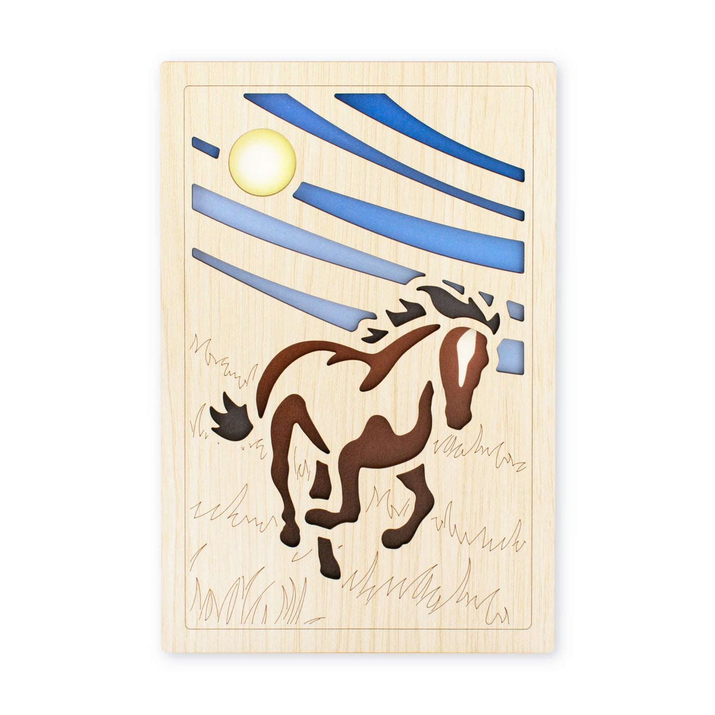 御朱印帳　幸運の左馬