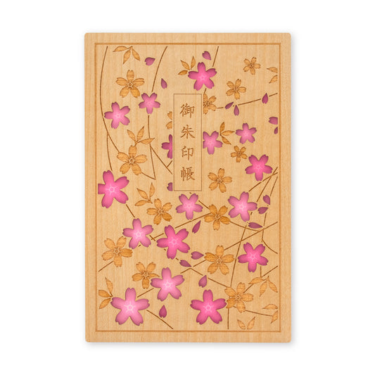 Stamp book, cherry blossom color