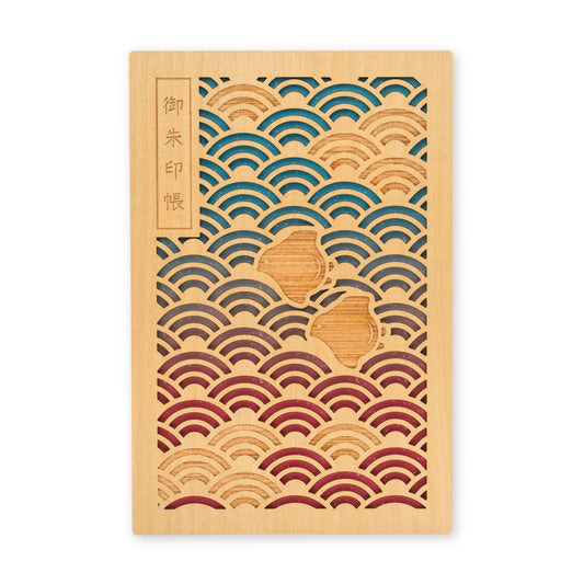 Goshuincho (stamp book) Plover on the Waves