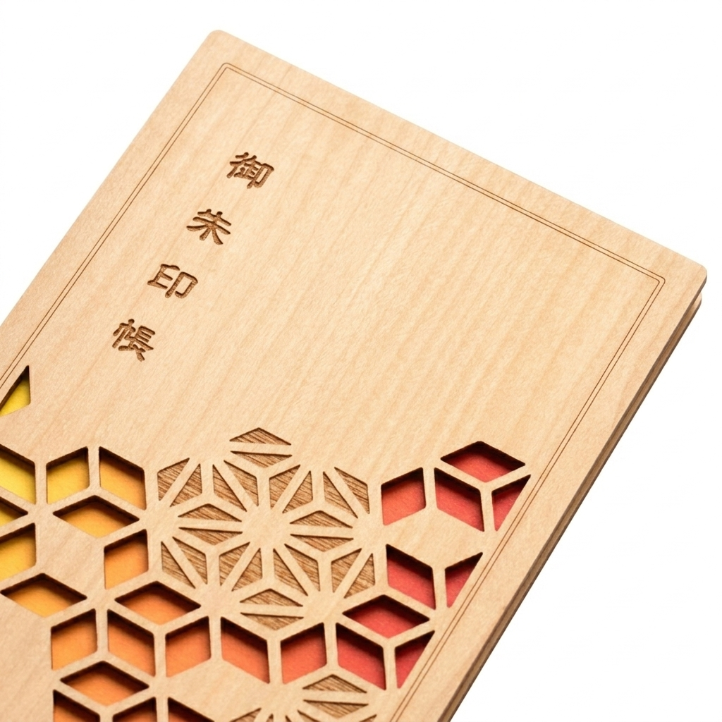 御朱印帳　黄赤