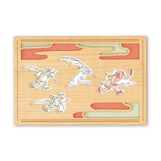 鳥獣戯画　追いかけっこ