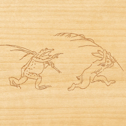 鳥獣戯画　追いかけっこ