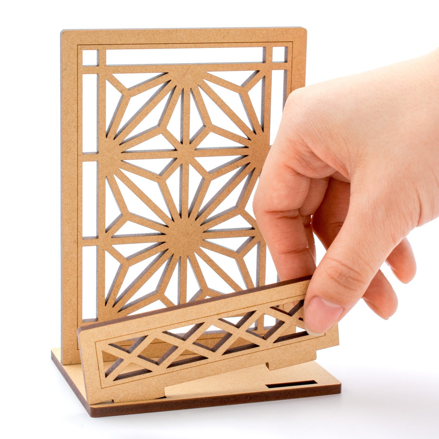 御朱印帳立て　麻の葉