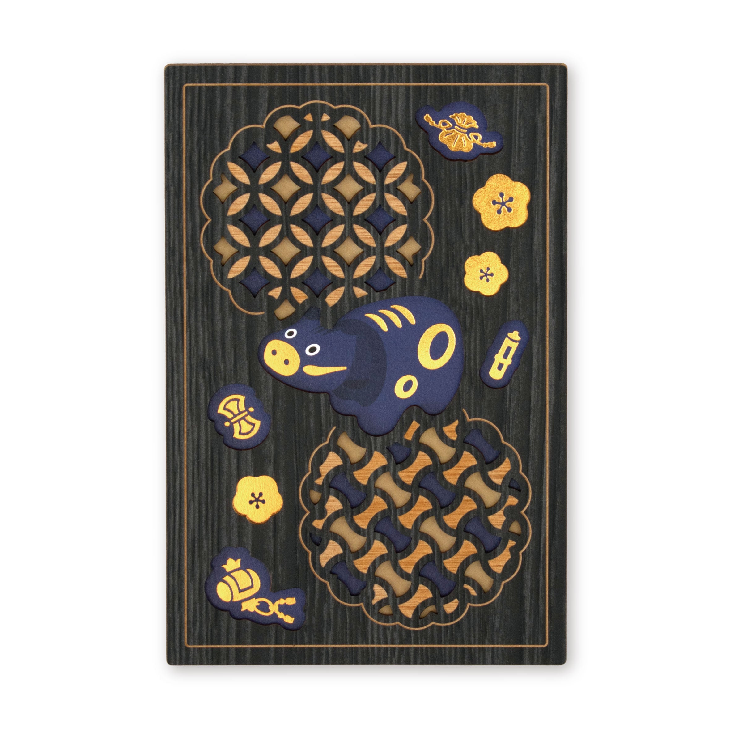 御朱印帳　厄除け丑