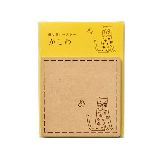 癒し猫コースター　かしわ
